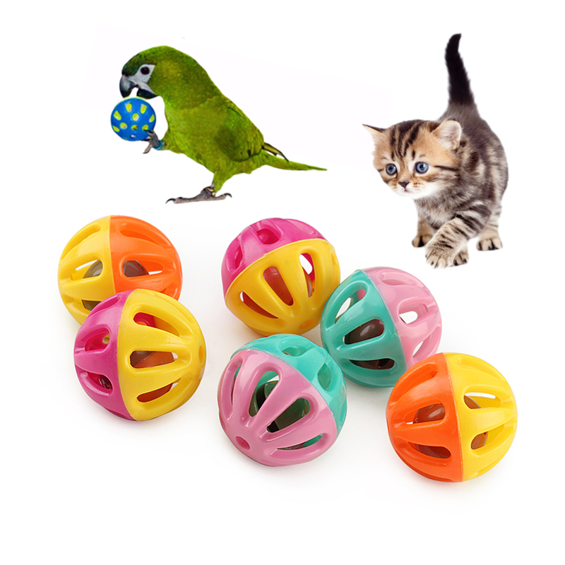 11Pcs Pet Bird Toys Plastic Hollow Bell Ball for Cat Dog Parrot Lazada PH