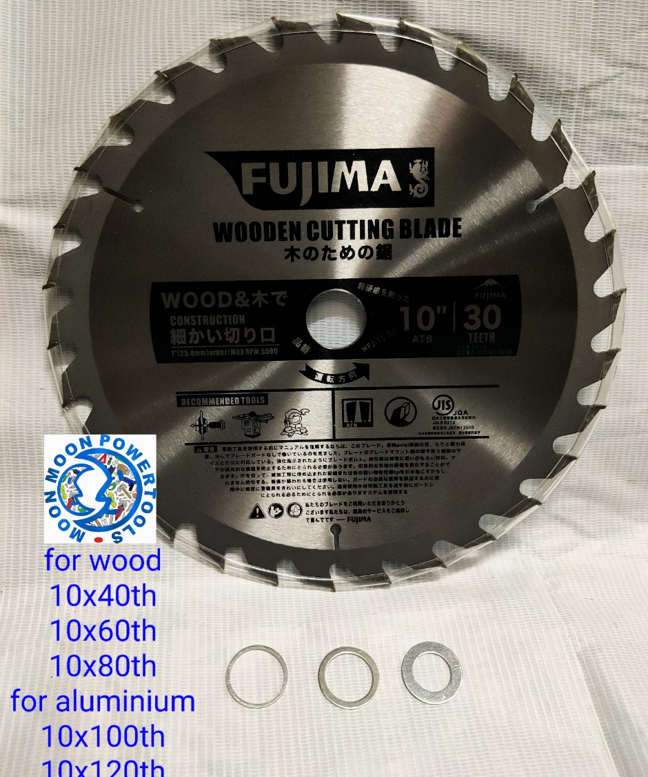 FUJIMA JAPAN CARBAID TCT SAW BLADE CIRCULAR SAW BLADE 10 INCHES HEAVY