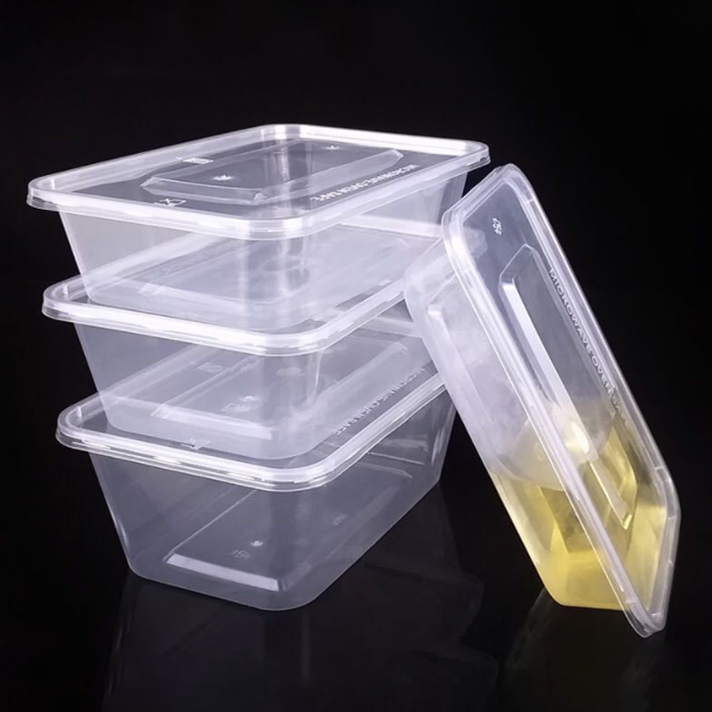 1000ml Rectangular Microwavable Container – Packaging Lab Philippines