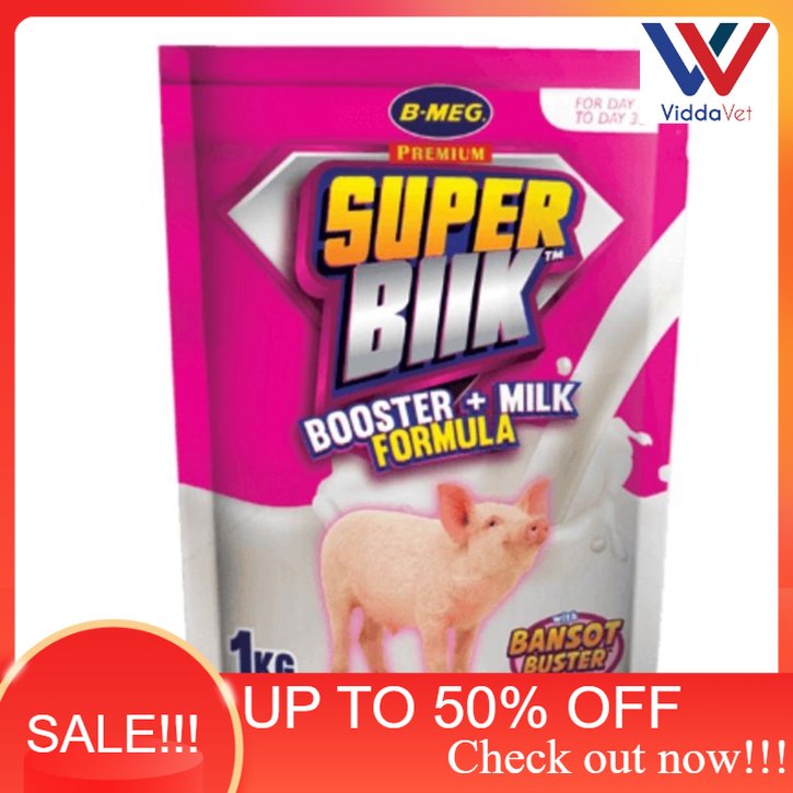 Booster+Milk Formula 1kg for PIGLETS Bmeg Super Biik Booster Milk for