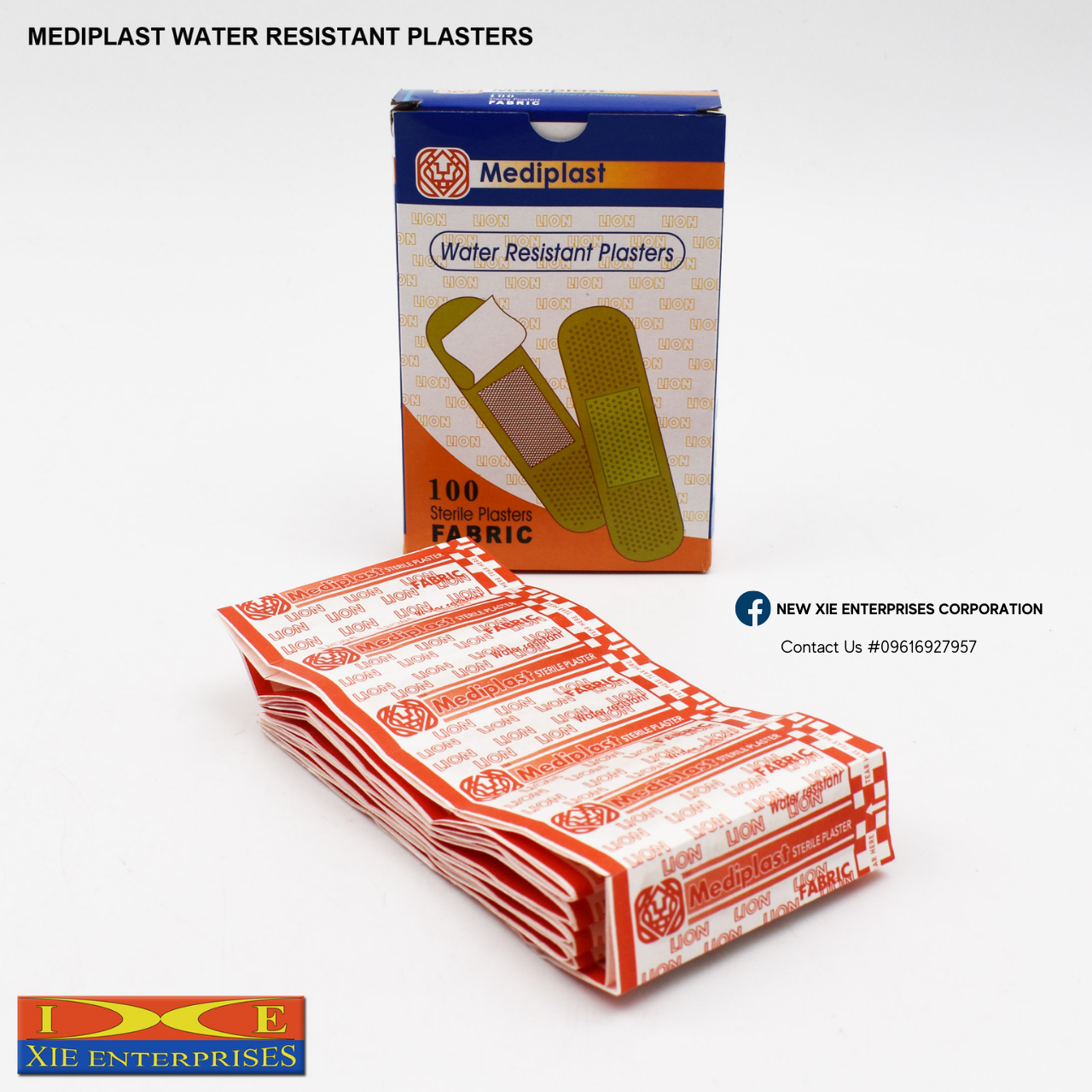 Mediplast Band Aid / Waterresistant Plaster / Bandages (Box) (NEW XIE ENTERPRISES) Lazada PH
