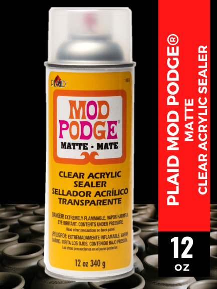 Mod Podge - 1469 Clear Acrylic Sealer, 12 ounce, 12 Ounce (Pack of 1),  Matte