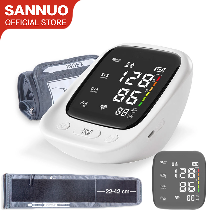 Sannuo Sinocare Blood Pressure Monitor Upper Arm, Automatic Digital BP