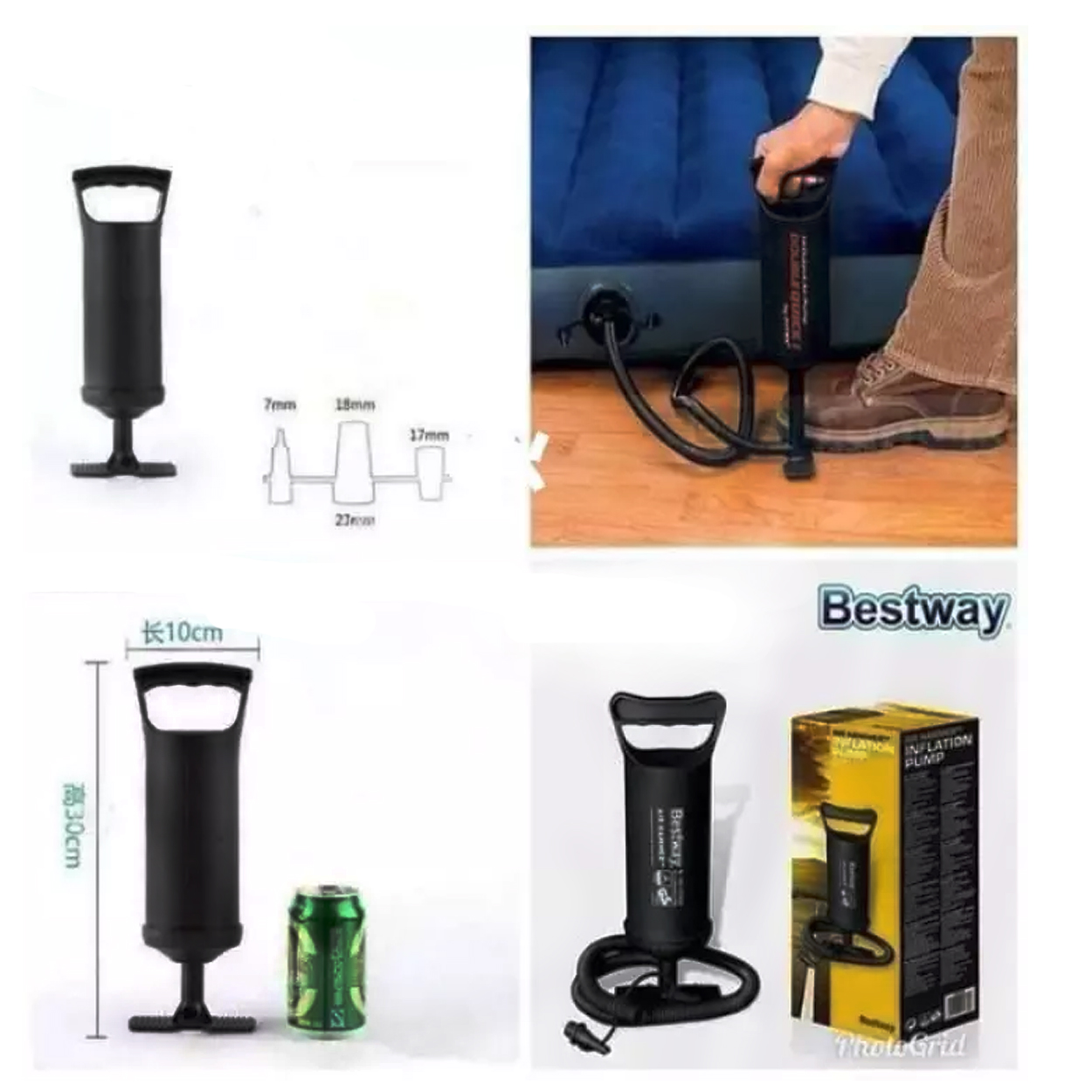 (K) Manual Air Pump For Pools, Air beds and more Lazada PH