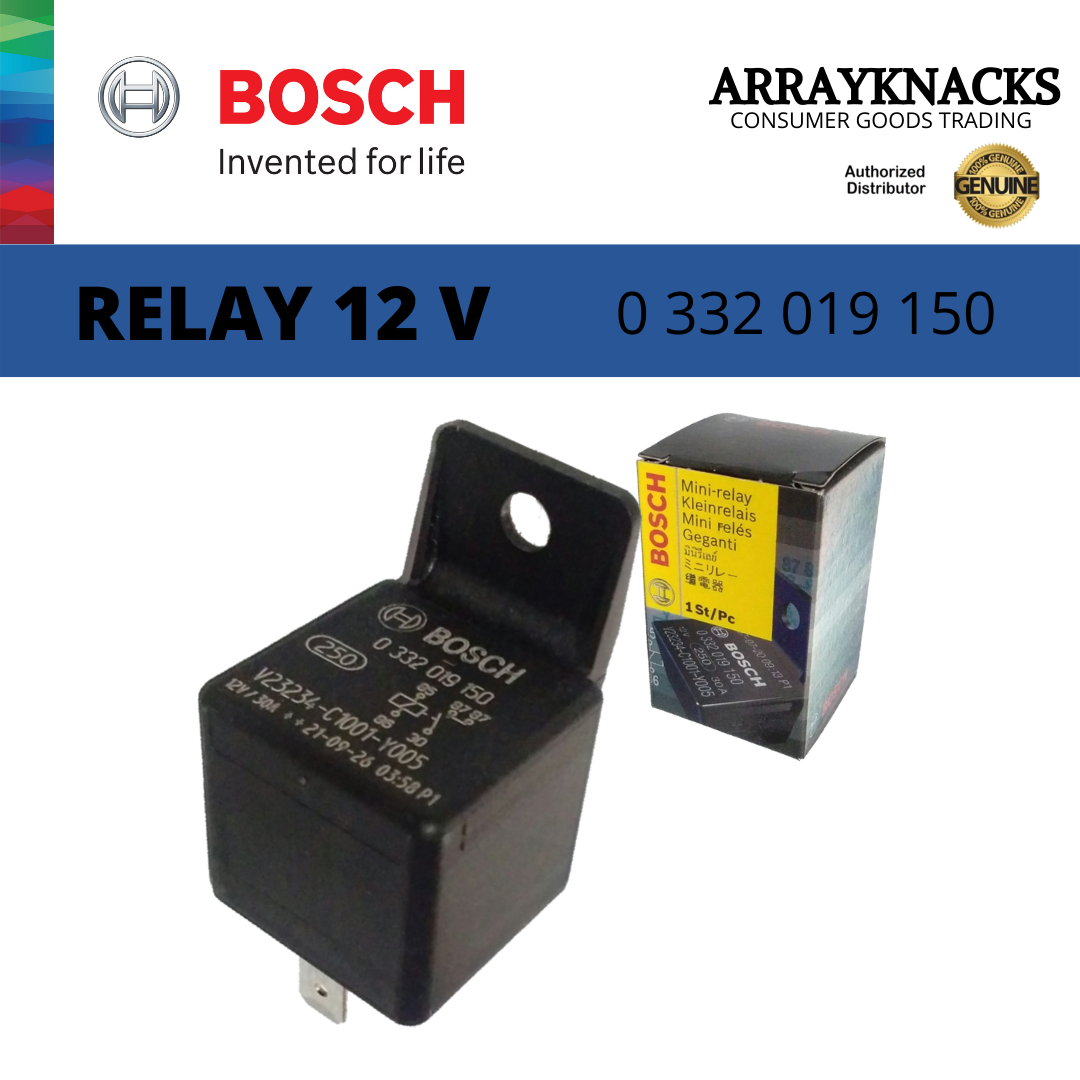 BOSCH RELAY 12V (0 332 019 150) Lazada PH