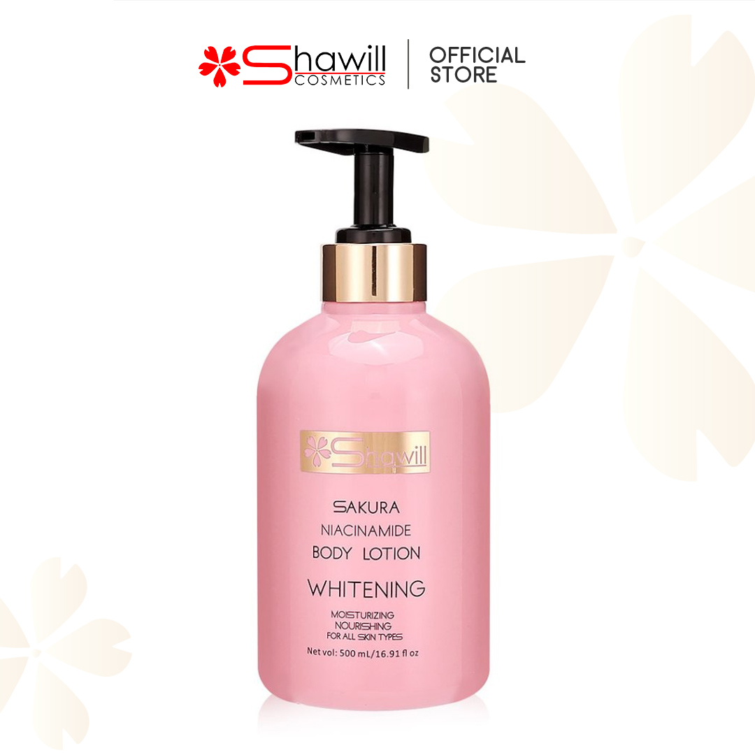 Shawill Sakura Niacinamide lotion for body lotion whitening Sakura