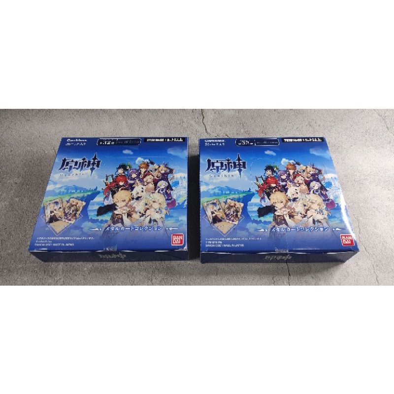 Bandai Genshin Impact Metal Carddass Collectible Cards (Japan Official