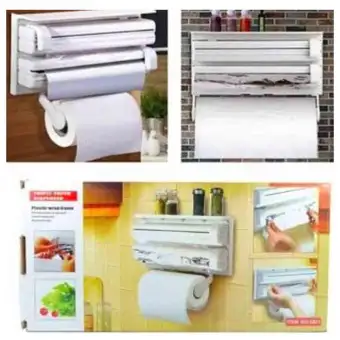 kitchen foil and plastic wrap dispenser