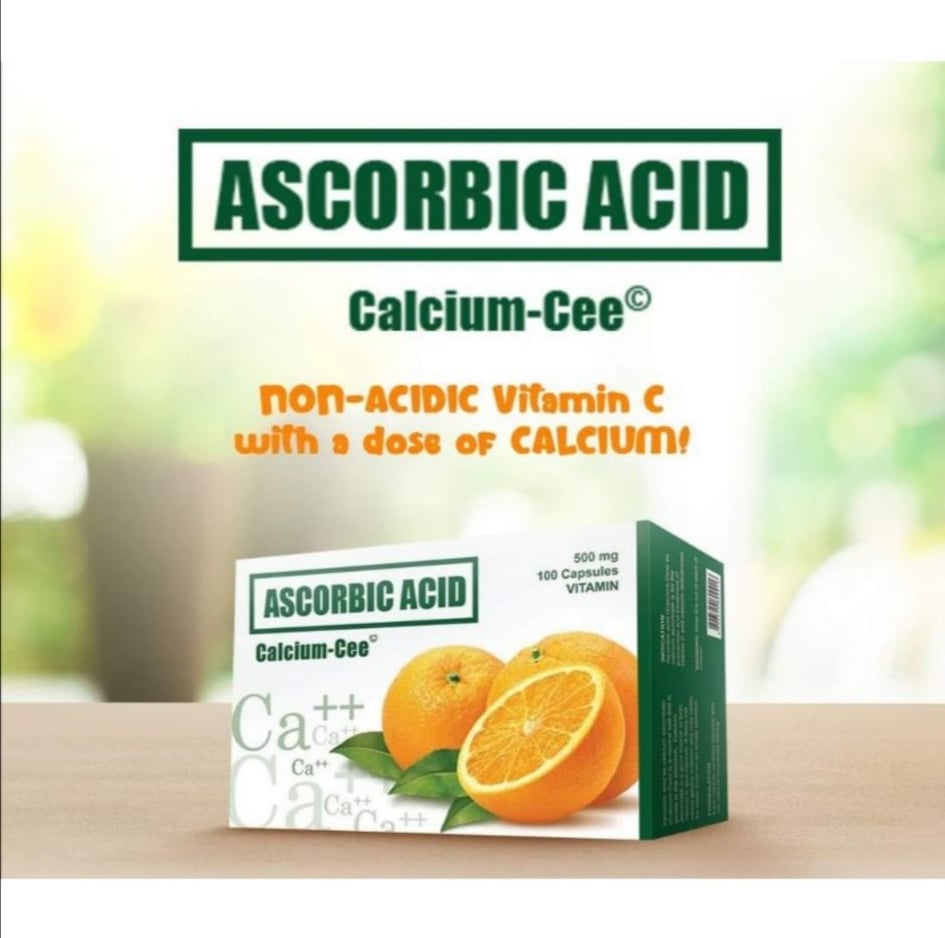 CALCIUM CEE Ascorbic Acid 500mg 100 capsules/box Lazada PH