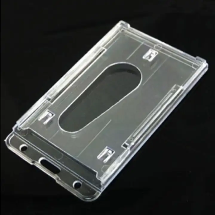 hard plastic id holder