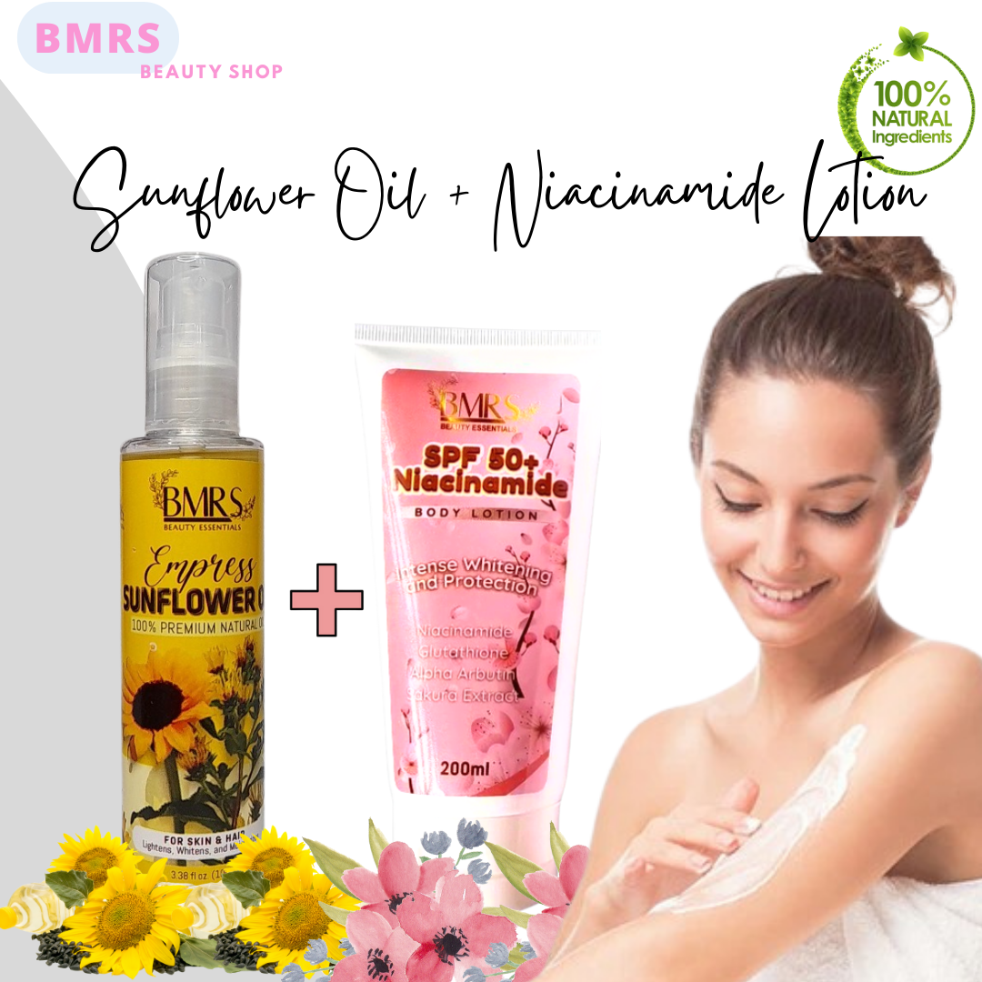 (BMRS SUNFLOWER OIL + BMRS NIACINAMIDE LOTION) BMRS 100ML Empress