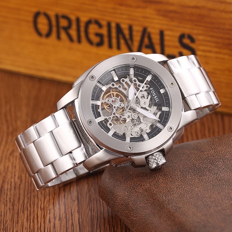 FOSSIL Modern Silver Machine Automatic 