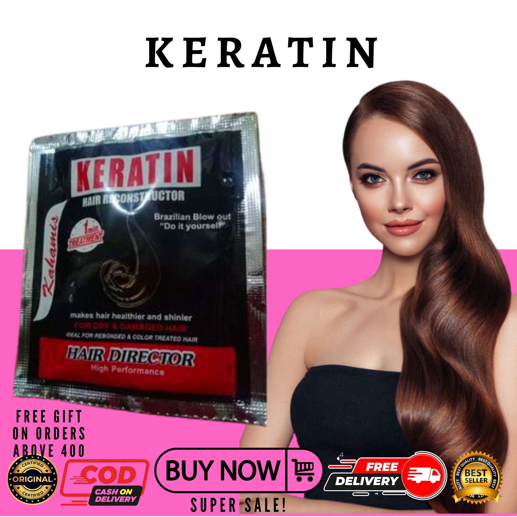 BEST KAHAMIS KERATIN HAIR RECONSTRUCTOR HAIR DIRECTOR HIGH PERFORMANCE