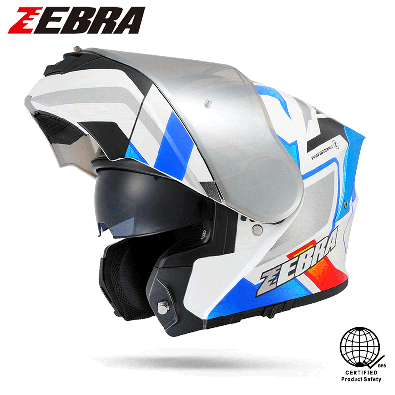ZEBRA helmet 869 motorcycle Full face helmet original dual visor