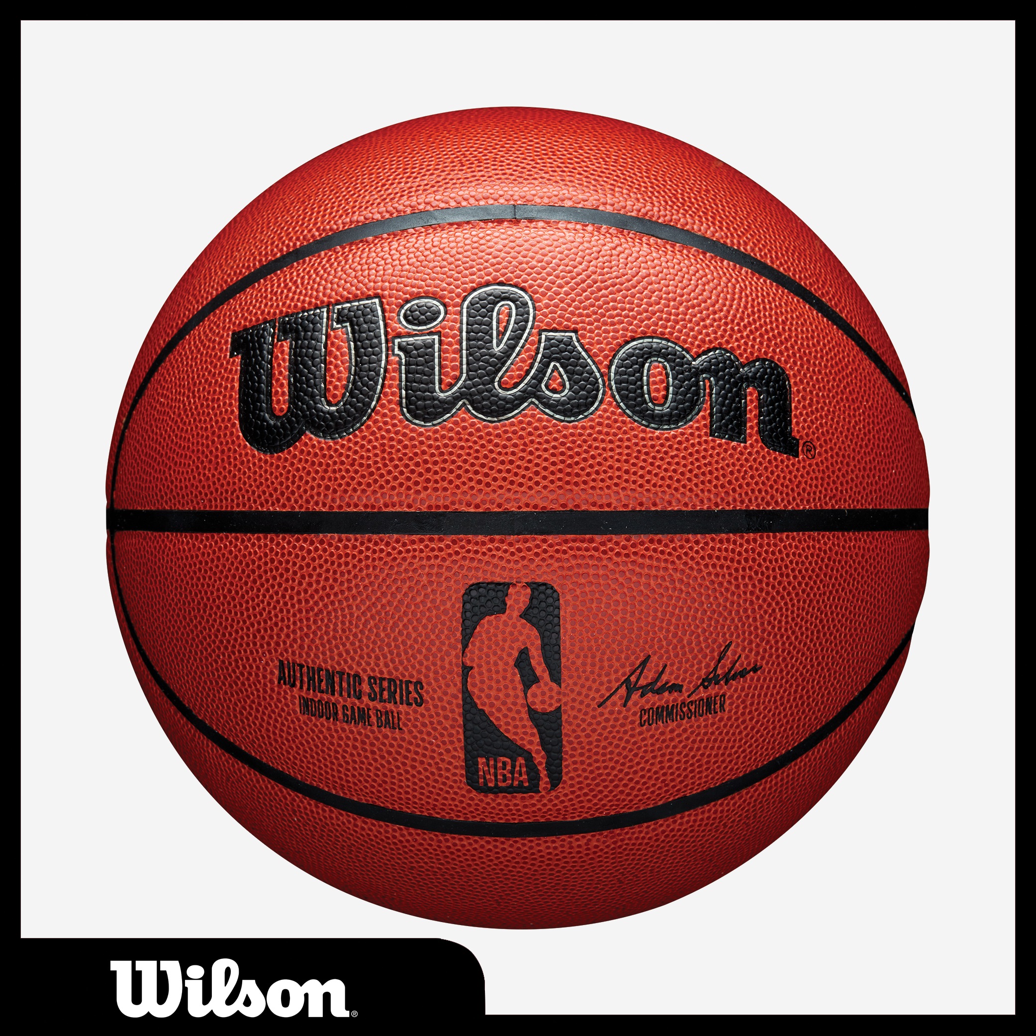 バスケットボール ウィルソン NBA新公式ボール 人工皮革 - バスケットボール
