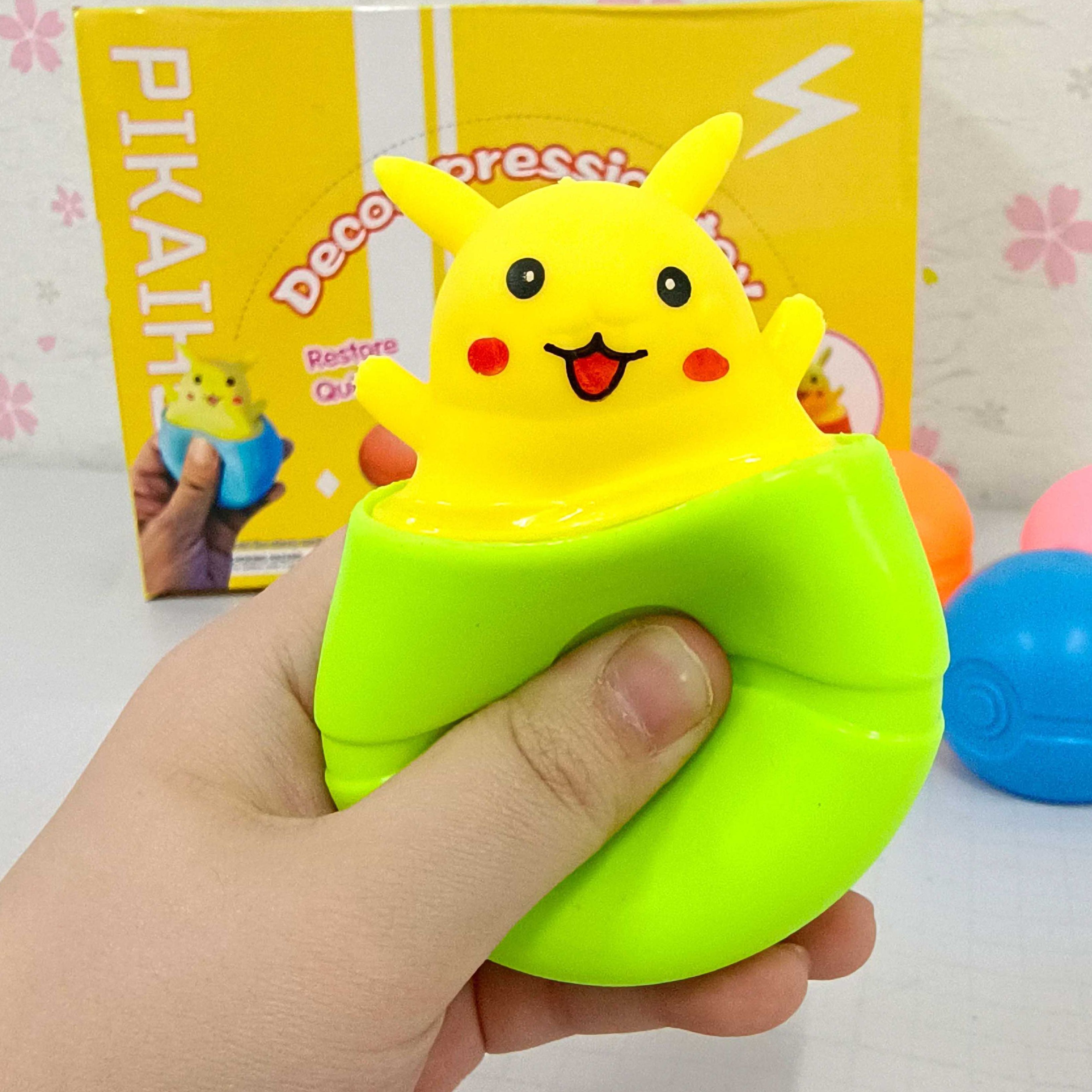 Pokemon pikachu fidget brinquedos charizard stress reliever