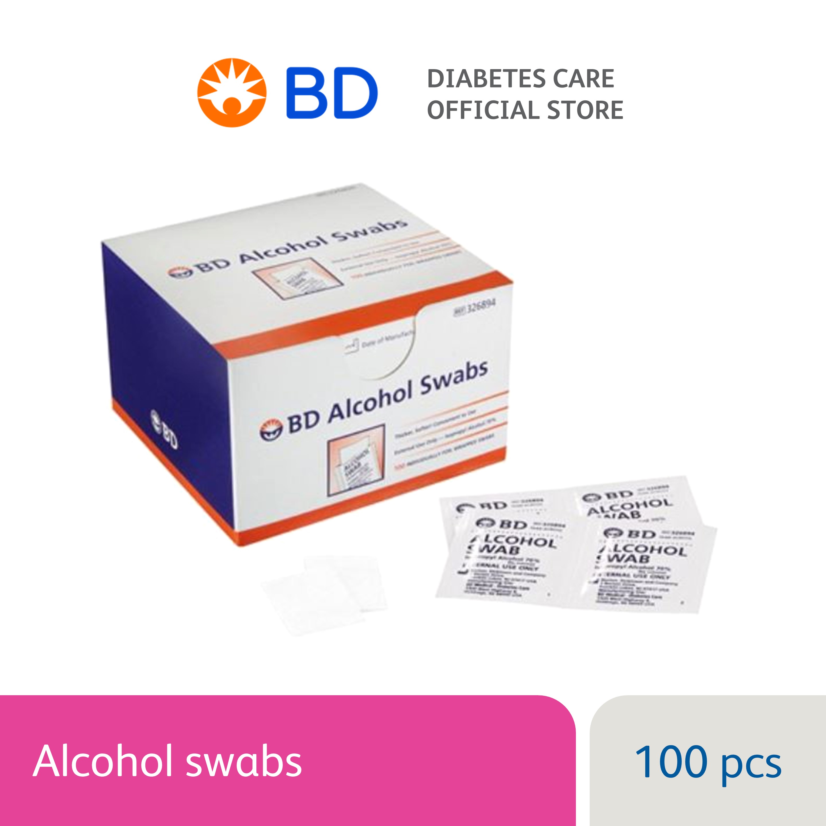 Bd Alcohol Swabs Pads Pcs Box Isopropyl Alcohol Swab Pad