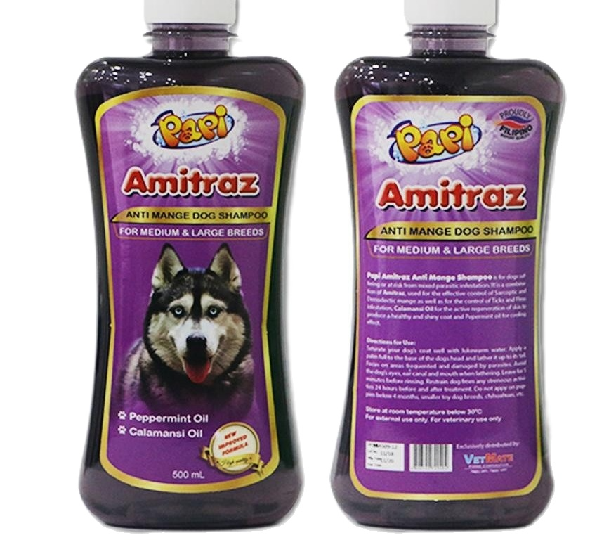 amitraz dog shampoo