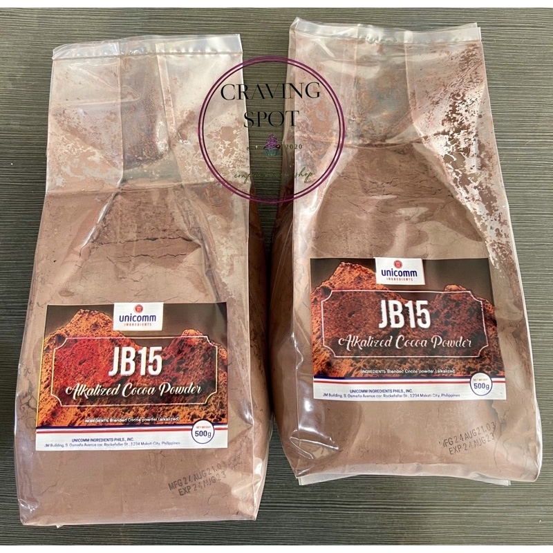 JB15 ALKALIZED COCOA POWDER 500g/Expiration Date JANUARY 2024
