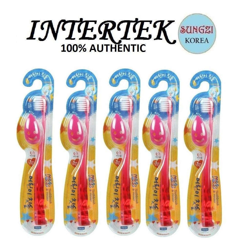 INTERTEK Kids Toothbrush And Holder Pink 5pcs Made In Korea Lazada PH