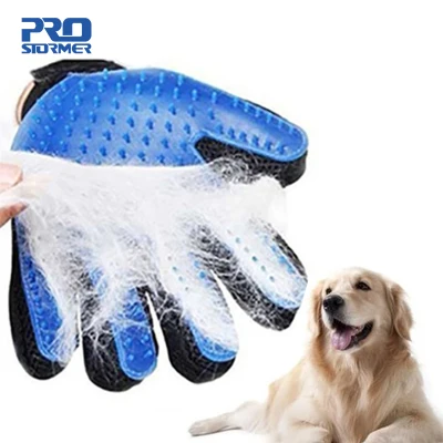 【Hair Removal】Cat Hair Remover Gloves Pet Massage Bathing Brush Anti-Biting Dog Mitts Comb Deshedding Grooming Fast Delivery Rosekey Pet Grooming Glove Gentle Deshedding Brush Glove Efficient Pet Hair Remover Mitt Enhanced Five Finger