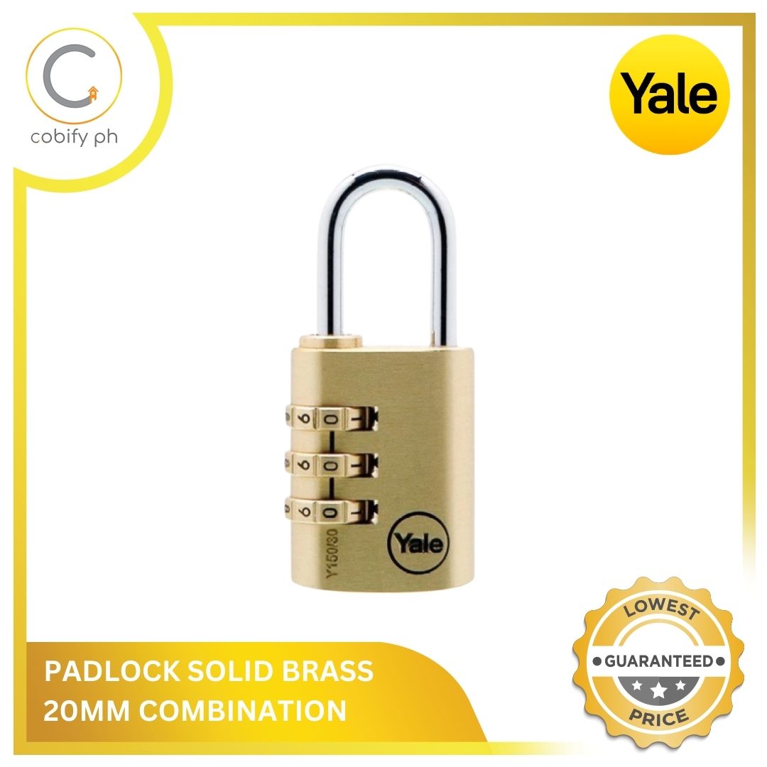 Yale Padlock Solid Brass 20mm Combination Lazada PH