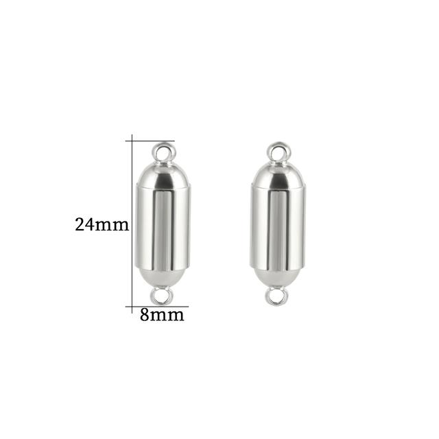 Stainless Steel Strong Magnetic Clasps For Leather Cord Bracelet