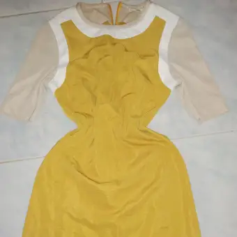 lazada yellow dress