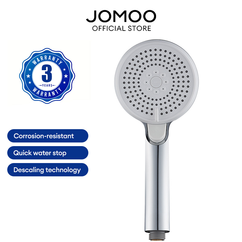 JOMOO 3 Modes Spray Shower Head High Pressure Rain Shower Head Rainfall
