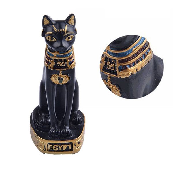 Đồ Trang Trí Quà Tặng Bằng Nhựa Mini Cổ Điển Sưu Tập OXT35 Mèo Bức Tượng, Tượng Trang Trí Nhà Cửa Nữ Thần Ai Cập Bastet