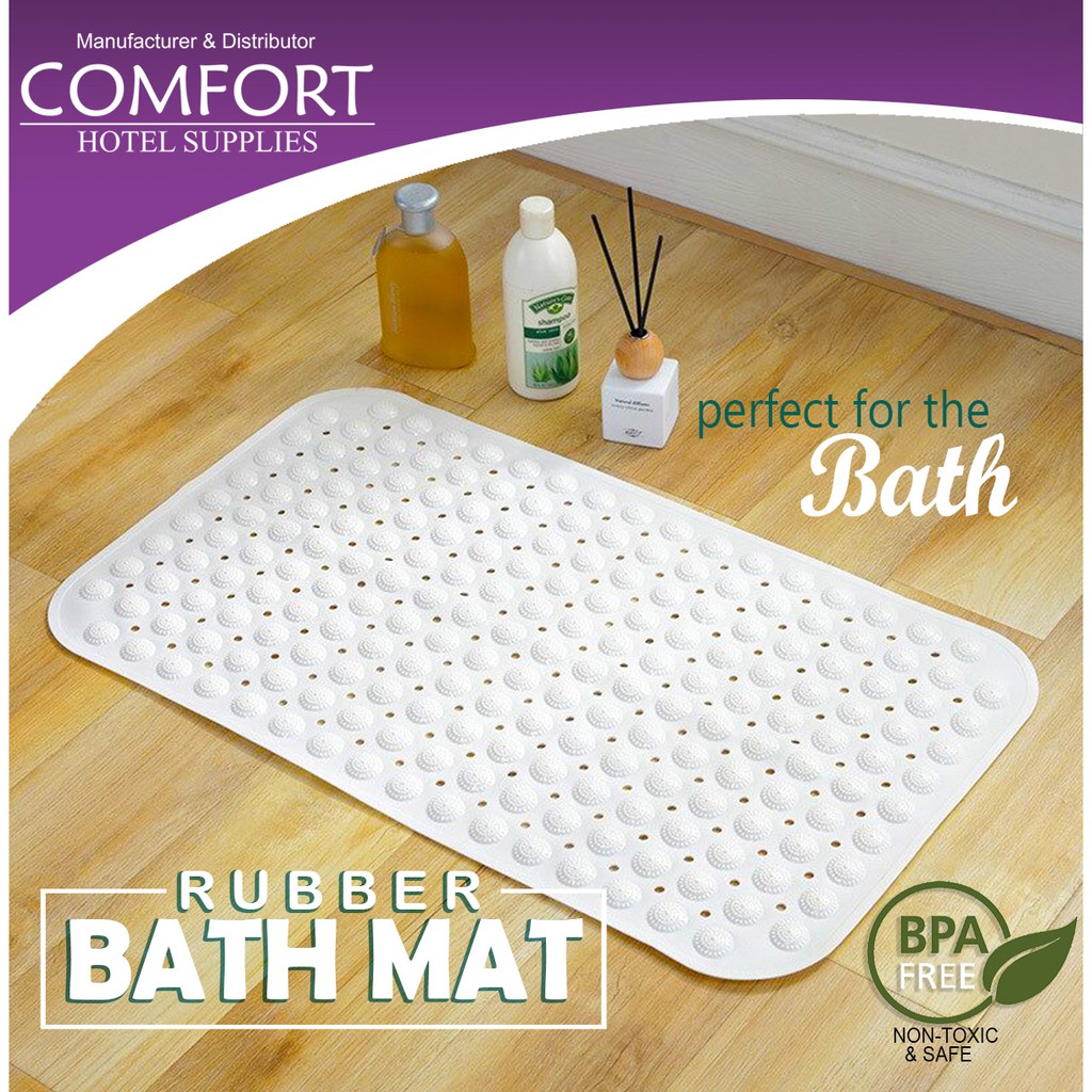 Comfort Hotel Supplies Hotel Standard Rubber Bath Mat Hotel Supply