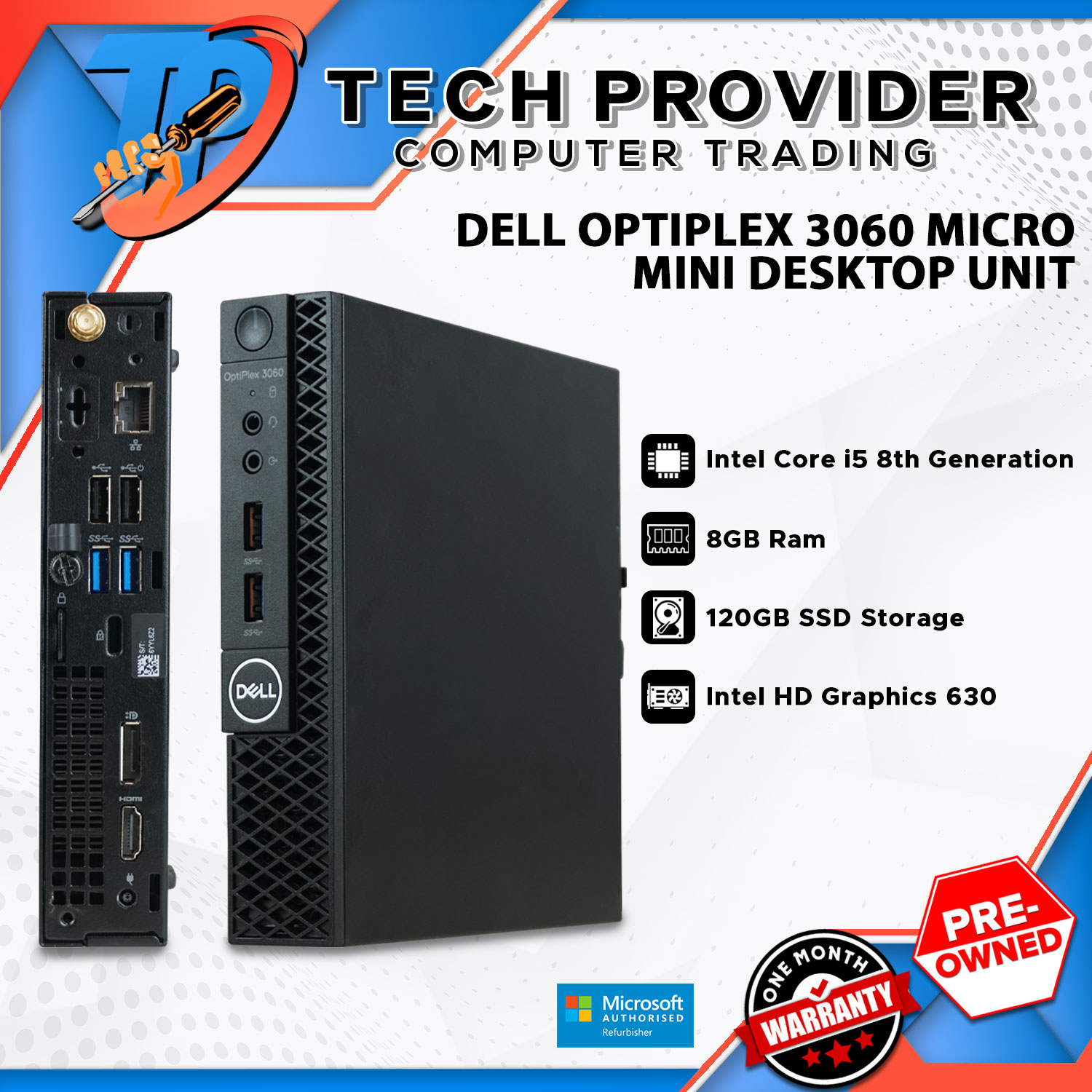 Dell Optiplex 3060 Micro Mini Desktop Unit | Intel Core i5-8th Gen, 8GB  RAM, 120GB SSD | We also have cheapest laptop, gaming laptop, macbook,  affordable computer , lenovo , acer ,