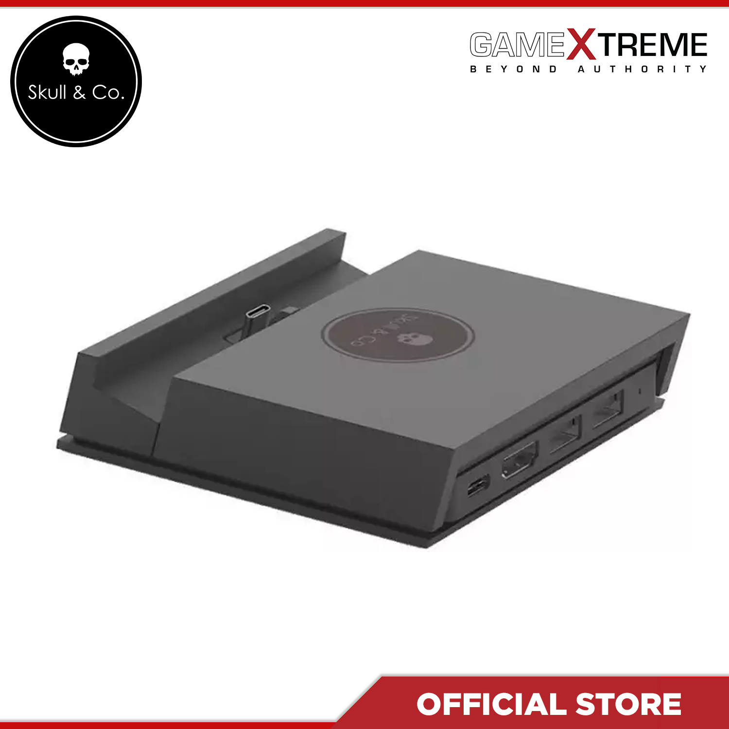 Usb Myriann Switch Dock Skull Jumpgate For Nintendo Switch (Black