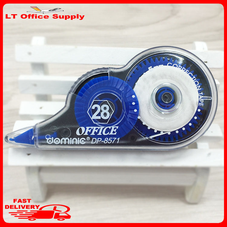 Dominic Correction Tape 28m x 5mm length/width DP8571 Lazada PH
