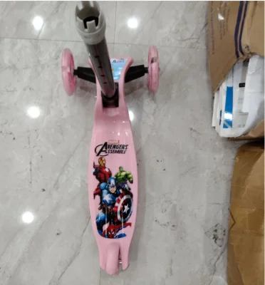 HBC Plastic Character Ride-On Push Scooter for Kids