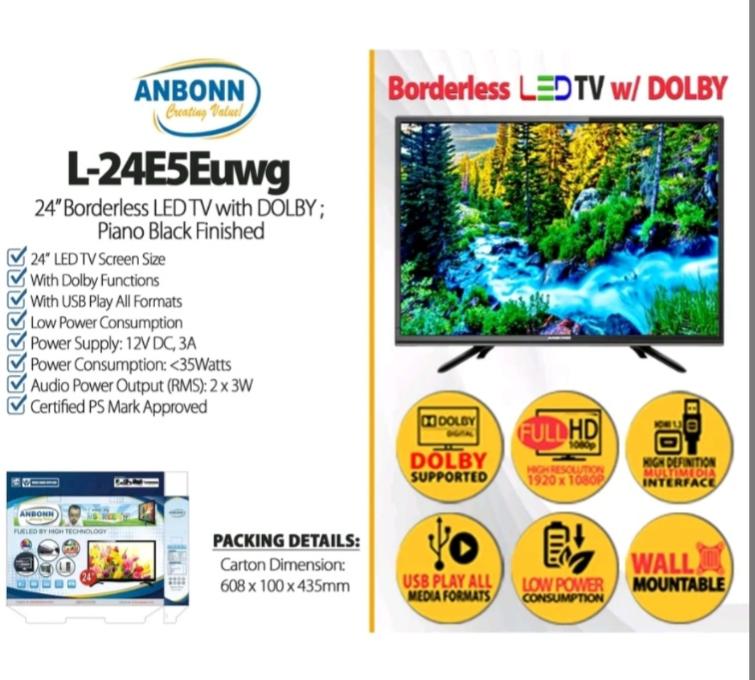 ANBONN L24E5EIWC DLED TV Lazada PH