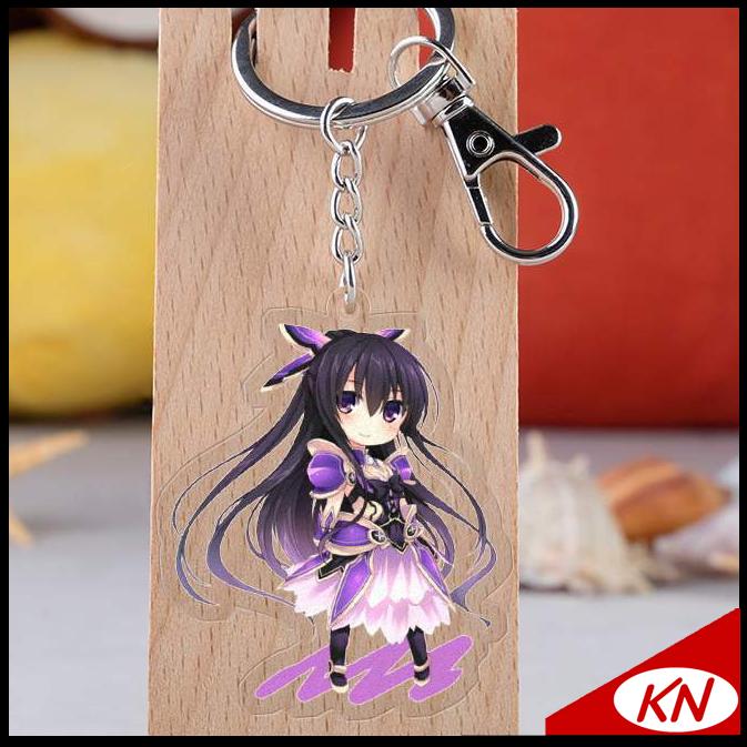 DATE A LIVE Kotori Itsuka Cartoon Figure Keychain Harajuku Keychain Anime  Gift