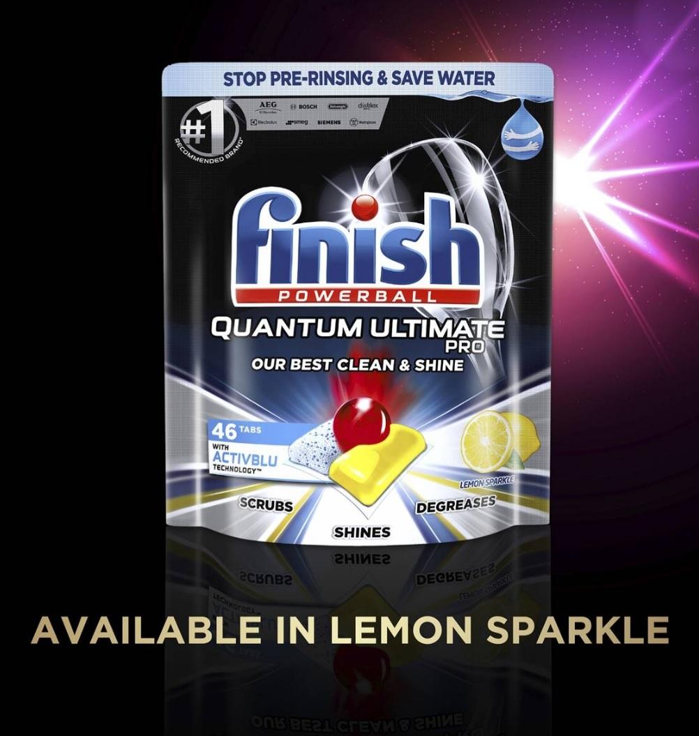 Finish Quantum Ultimate Pro Diswashing Tablets Lemon 46 Pack. Lazada PH