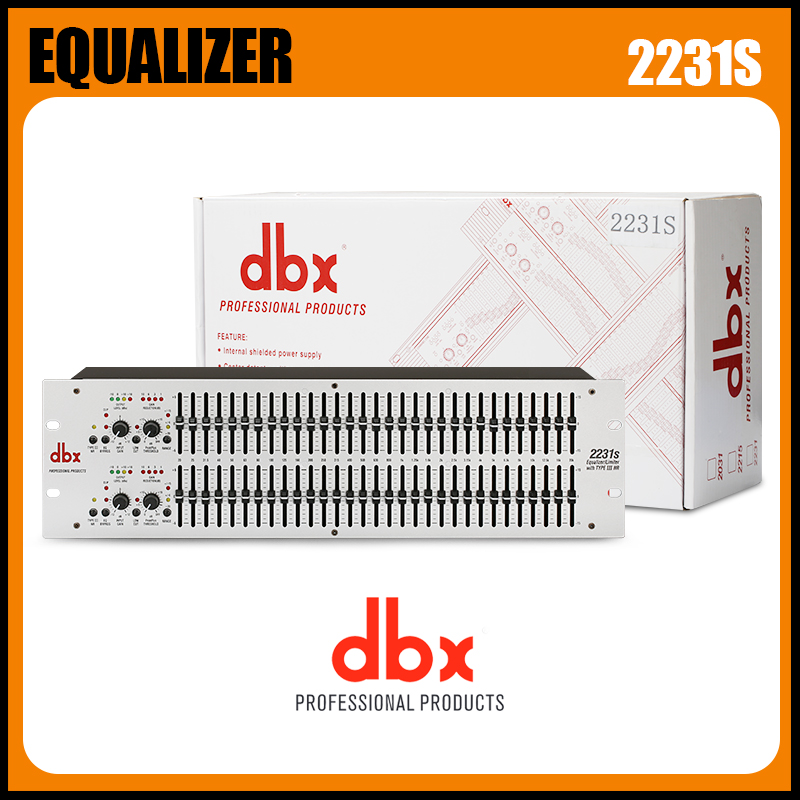 DBX 2231S EQ Graphic Equalizer/Limiter with Type III Noise Reduction