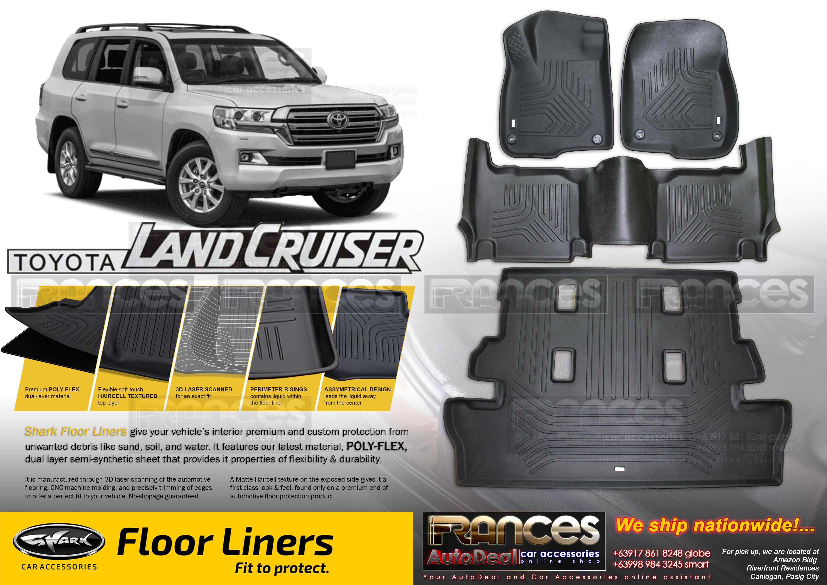 Toyota Landcuiser LC200 20152021 Shark Deep Dish Matting Complete Set