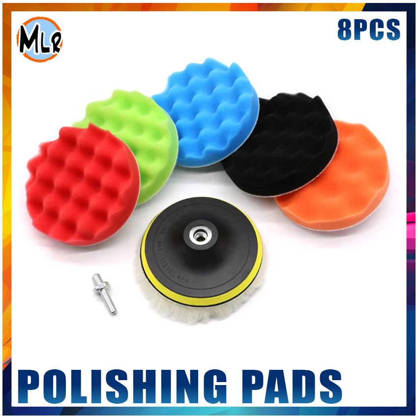 Polishing Pads, Waffle Buffer Compound 3'' Sponge Polishing Waxing