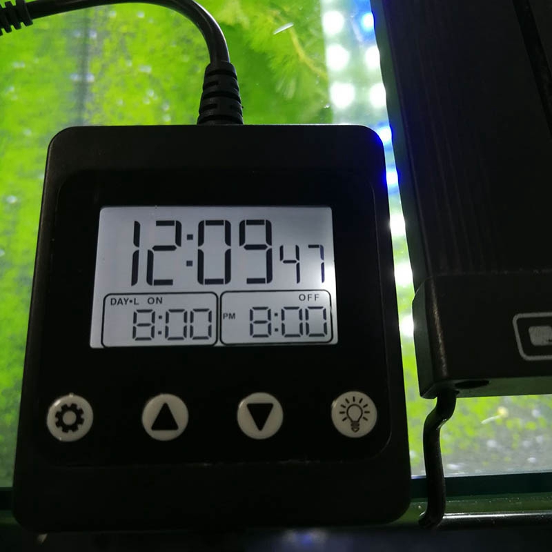 New Aquarium LED Light Controller Dimmer Modulator with LCD Display for