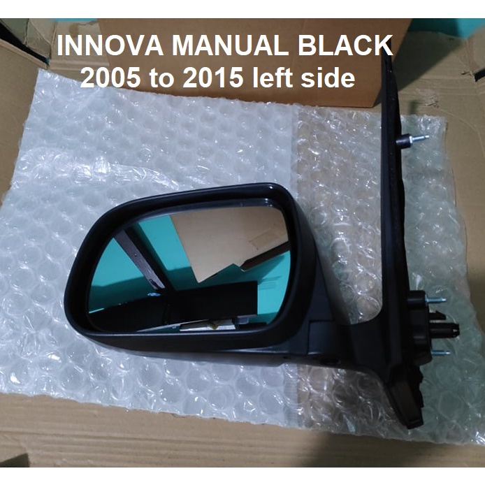 INNOVA SIDE MIRROR BLACK MANUAL 2005 to 2015 left side Lazada PH