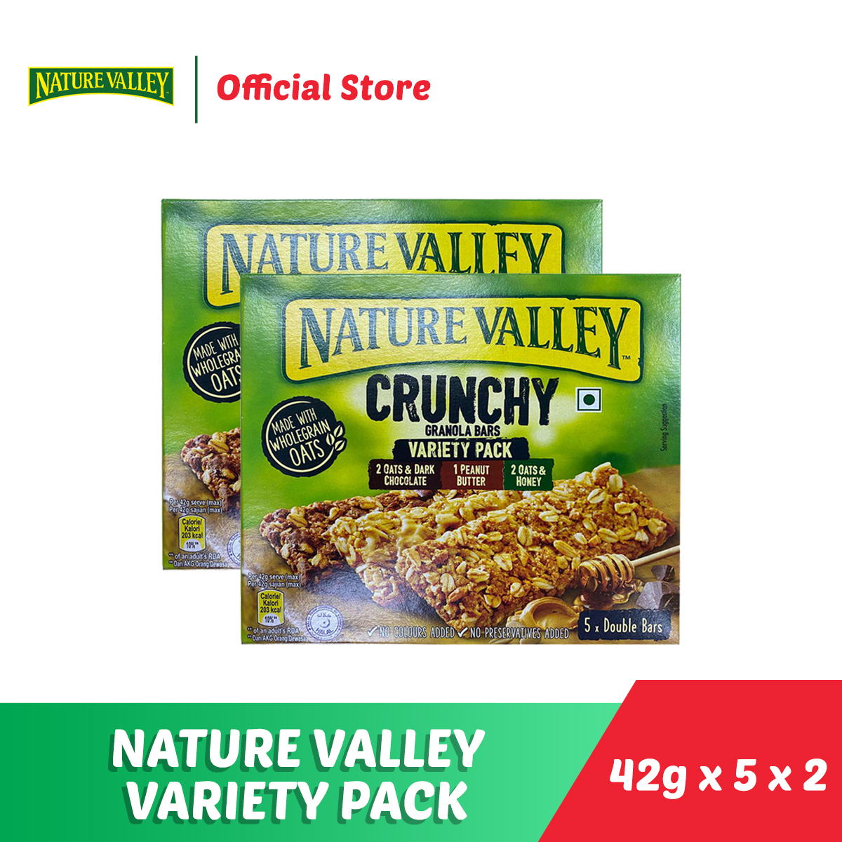 Nature Valley Variety Pack 42G X 5 Pack Of 2 Lazada PH