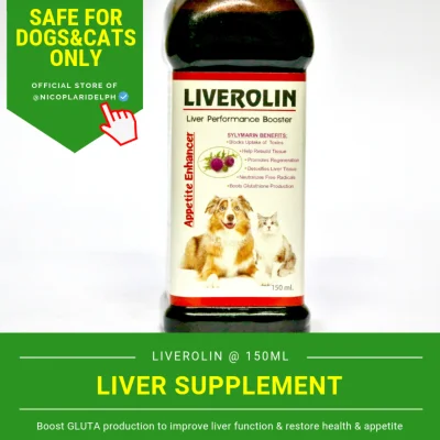 Liverolin Liver Performance Booster and Appetite Enhancer for cats and dogs (200ml)