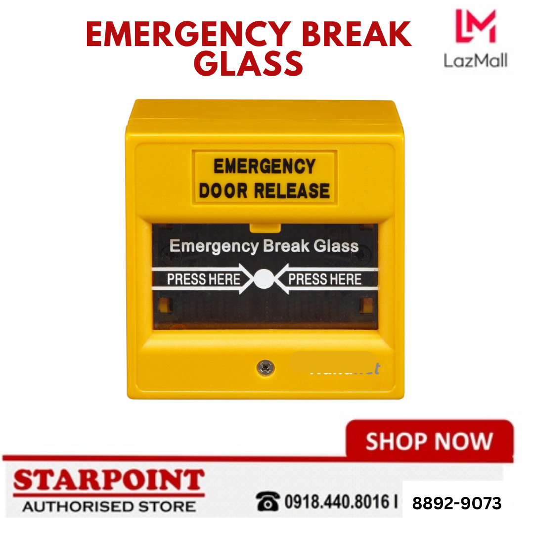 Emergency Break Glass Glass Break Alarm Button Fire Alarm Switch Break
