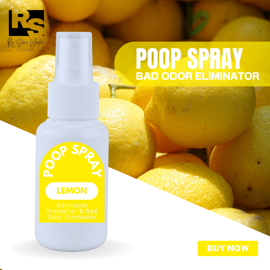 Poop spray freshener LEMON scent for toilet and bad odor smell | Lazada PH