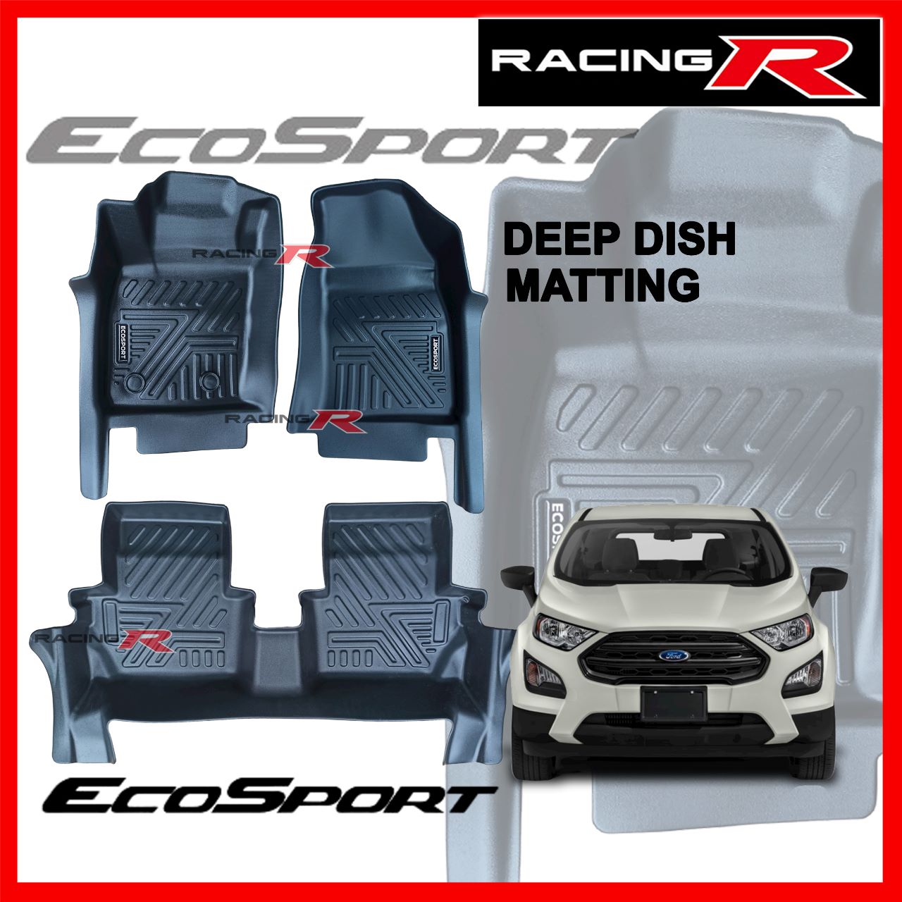 Ford EcoSport 2019 to 2022 OEM Deep Dish Matting 5D High Quality
