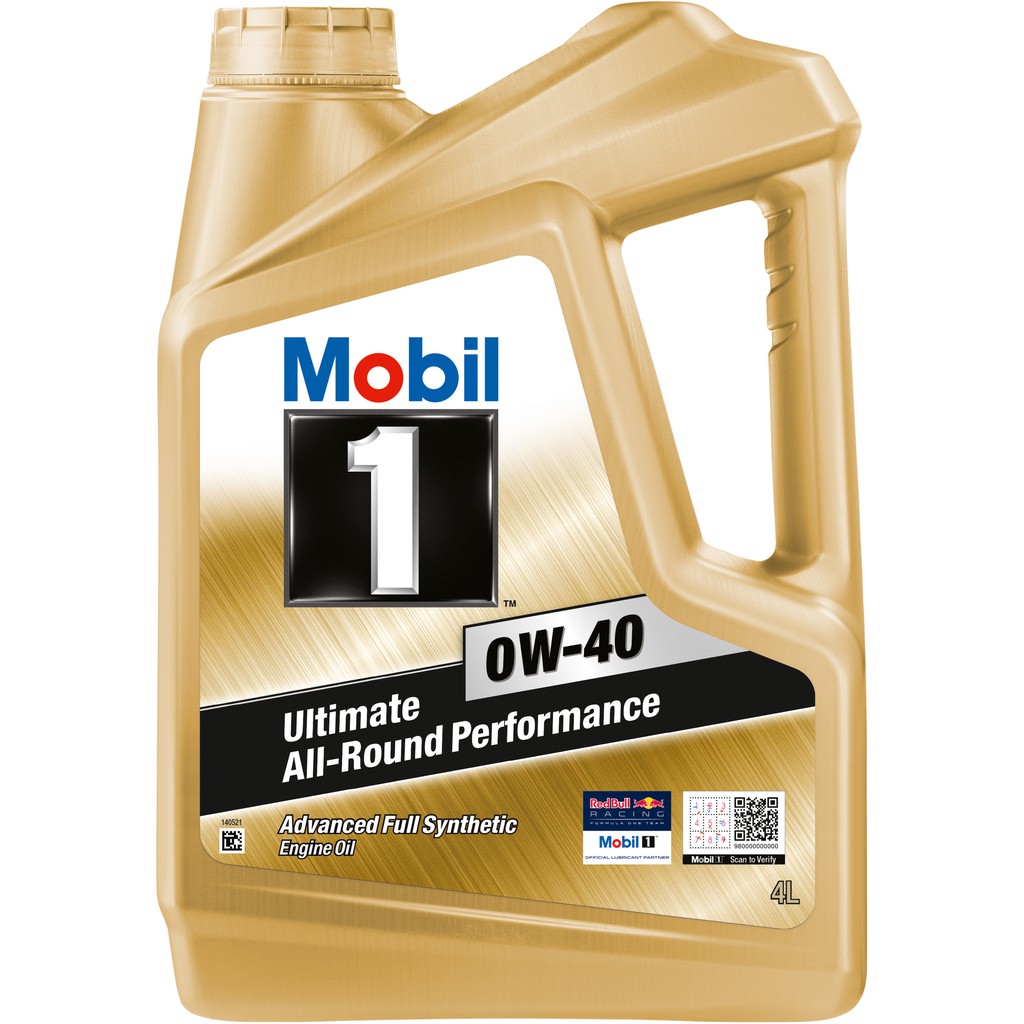 MOBIL 1 0W-40 Fully Synthetic Gasoline Oil 4L | Lazada PH