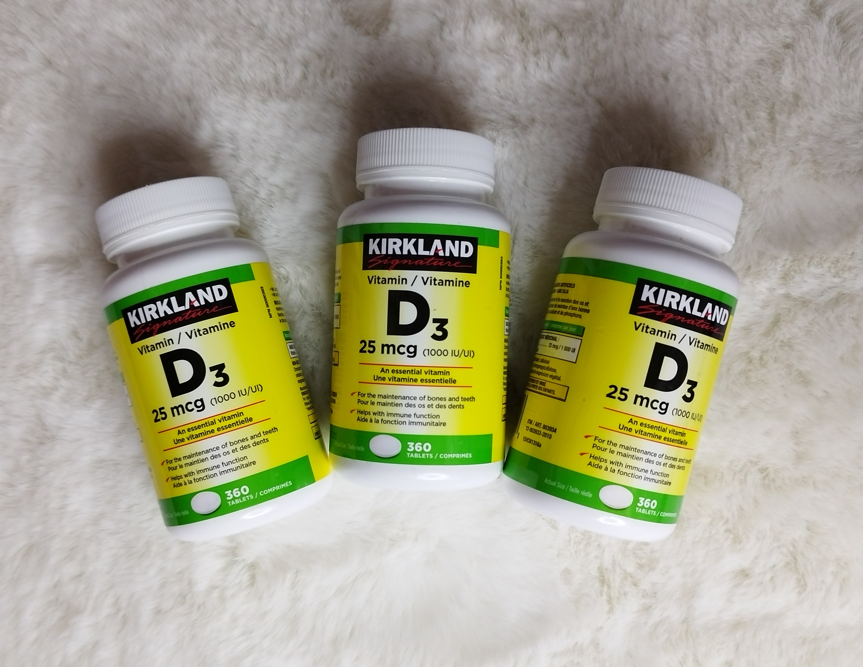 Kirkland Signature Vitamin D3 25mcg (1000 IU/UI) Lazada PH